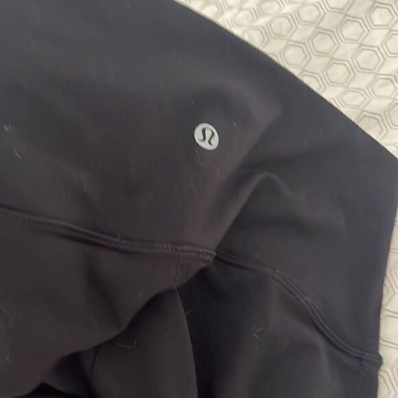Lululemon black tech mesh align - sizes 2 and 4 are both available- EUC - Picture 4 of 6